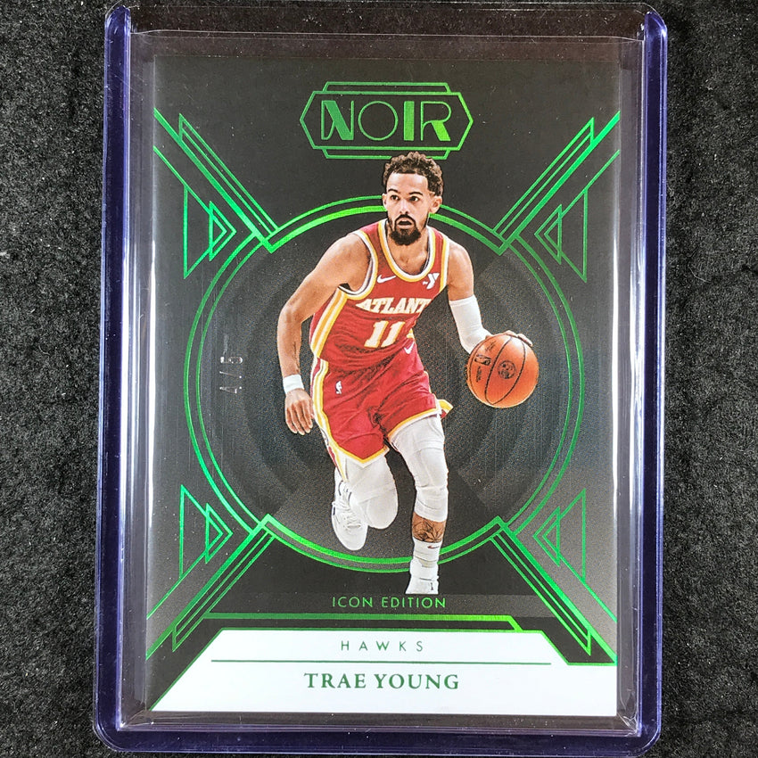 2024-25 Noir TRAE YOUNG Base Icon Edition International Green 4/5 #82
