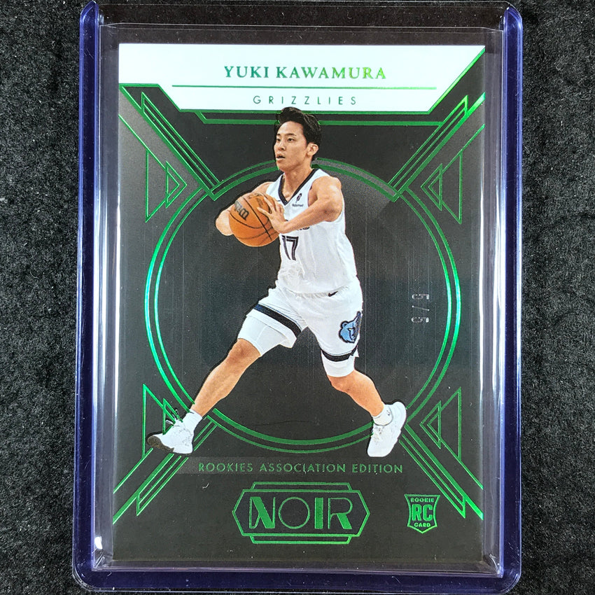 2024-25 Noir YUKI KAWAMURA Base Rookies Association International Green 5/5 #167