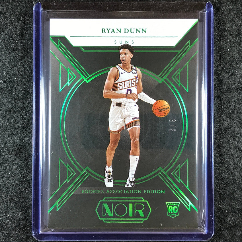 2024-25 Noir RYAN DUNN Rookies Association Edition International Green 3/5 #163