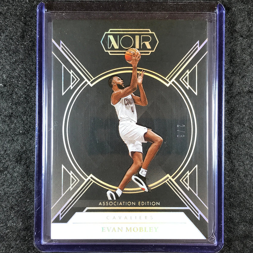 2024-25 Noir EVAN MOBLEY Base Association Edition International Gold 2/3 #67