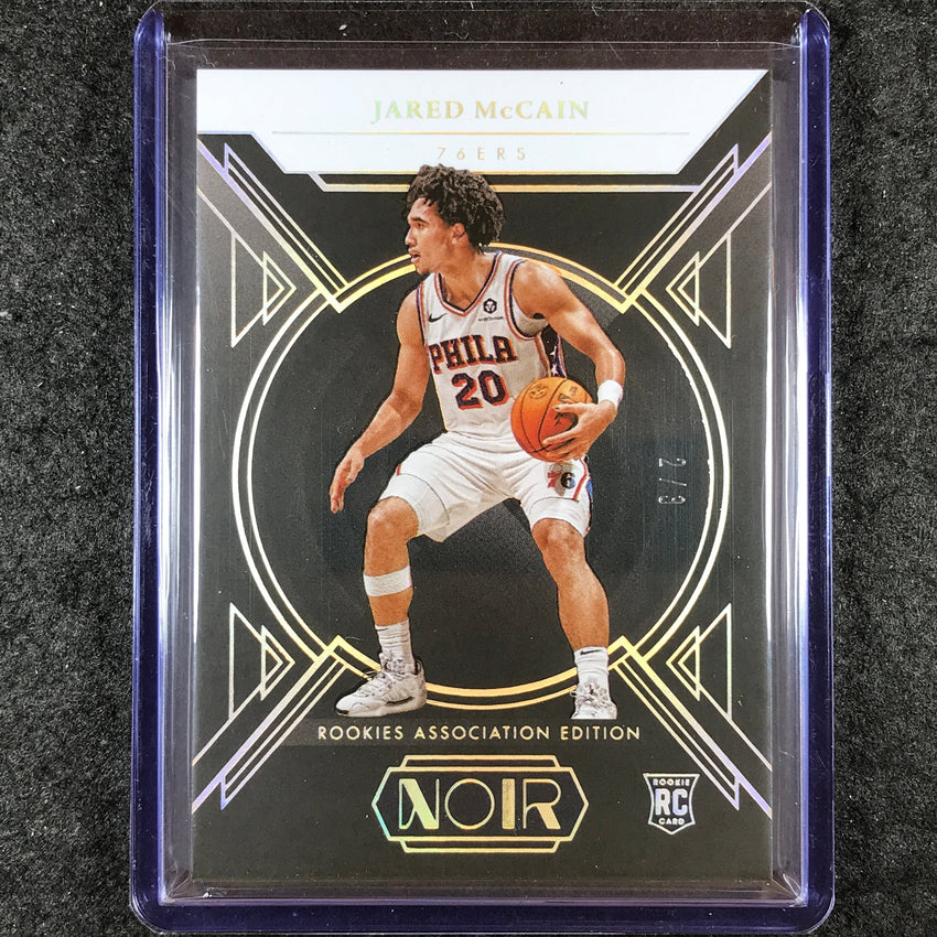 2024-25 Noir JARED MCCAIN Rookies Association International Holo Gold 2/3 #154