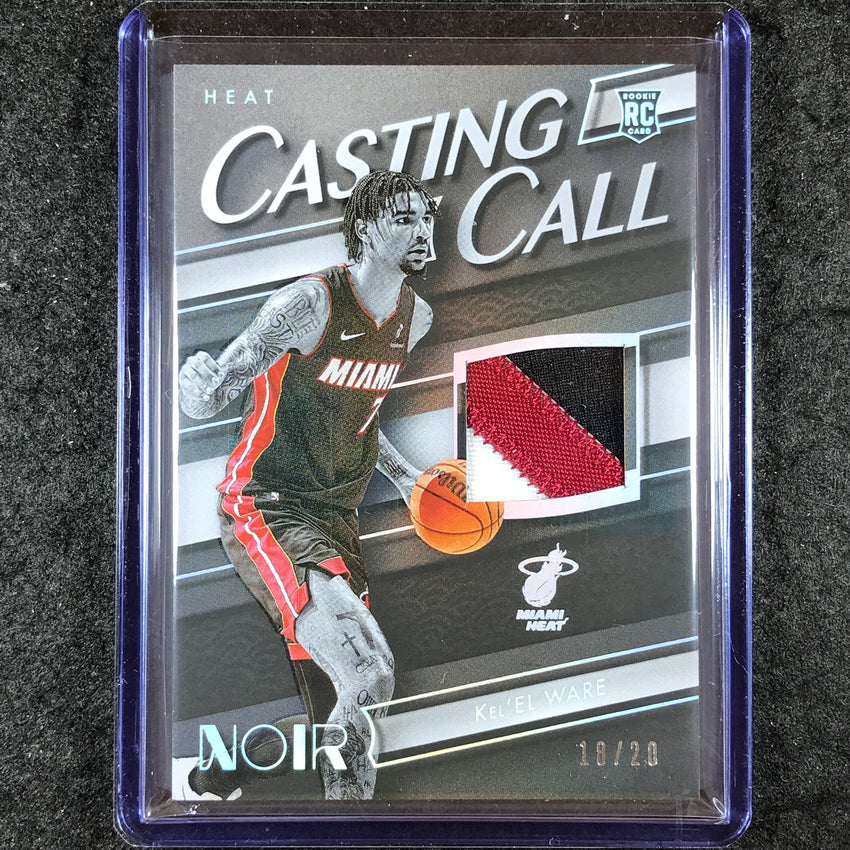 2024-25 Noir KEL'EL WARE Casting Call Rookie Patch Relic International 18/20