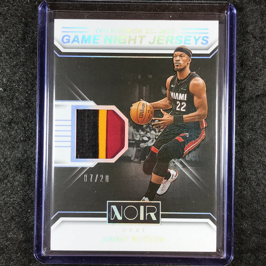 2024-25 Noir JIMMY BUTLER Game Night Jerseys Patch Relic International 7/20