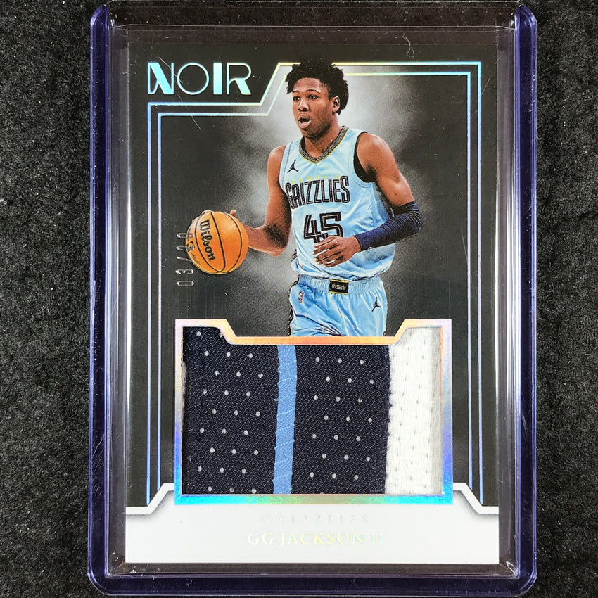 2024-25 Noir GG JACKSON II Jumbo Materials Patch Relic International 3/20