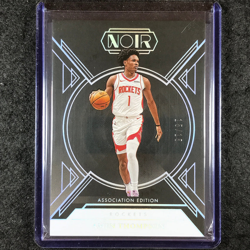 2024-25 Noir AMEN THOMPSON Base Association Edition International 15/15 #47