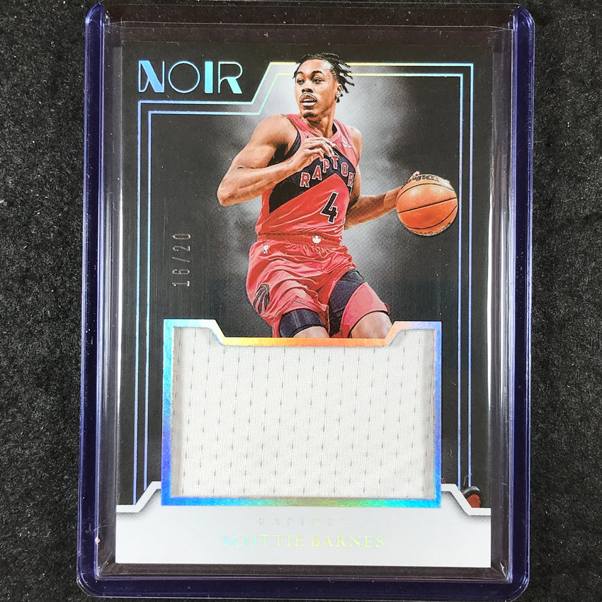 2024-25 Noir SCOTTIE BARNES Jumbo Materials Jersey Relic International 16/20
