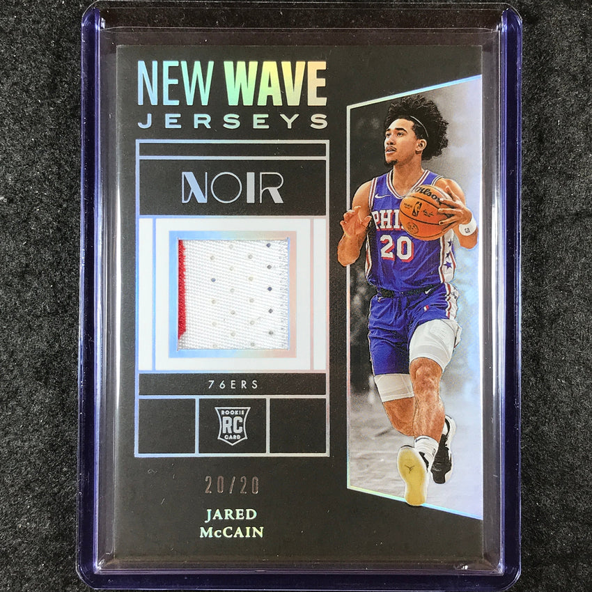 2024-25 Noir JARED MCCAIN New Wave Jerseys Rookie Patch International 20/20