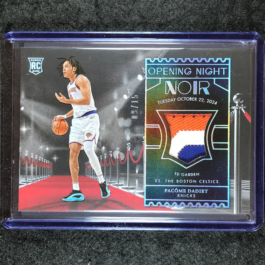 2024-25 Noir PACOME DADIET Opening Night Rookie Patch International 9/15