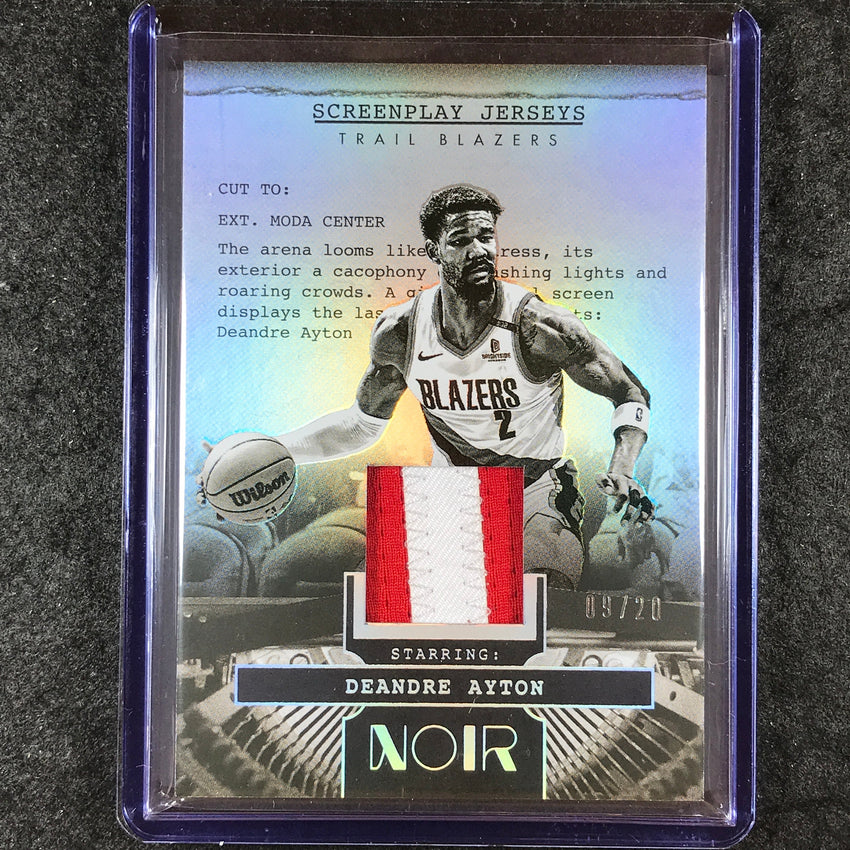 2024-25 Noir DEANDRE AYTON Screenplay Jerseys Patch Relic International 9/20