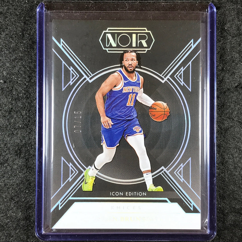 2024-25 Noir JALEN BRUNSON Base Icon Edition International 7/15 #75
