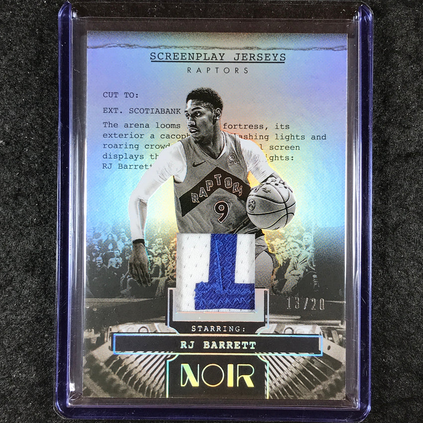 2024-25 Noir RJ BARRETT Screenplay Jerseys Patch Relic International 13/20