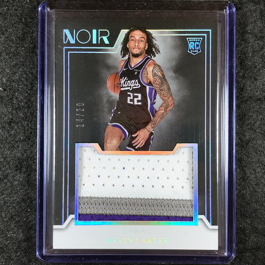 2024-25 Noir DEVIN CARTER Rookie Jumbo Material Patch Relic International 14/20