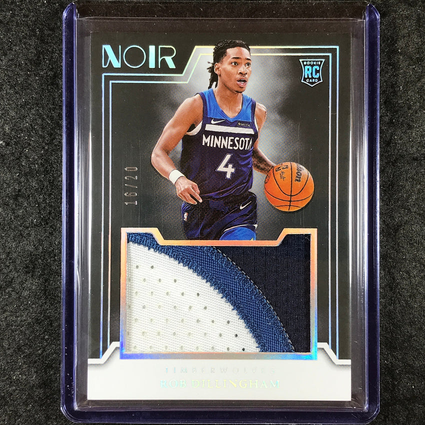 2024-25 Noir ROB DILLINGHAM Rookie Jumbo Material Patch International 16/20