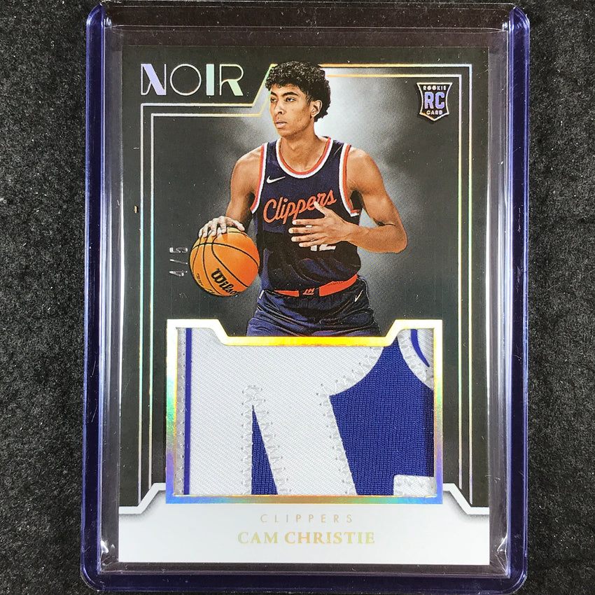 2024-25 Noir CAM CHRISTIE Rookie Jumbo Material Patch International Gold 4/5