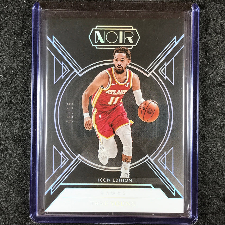 2024-25 Noir TRAE YOUNG Base Icon Edition International 6/15 #82
