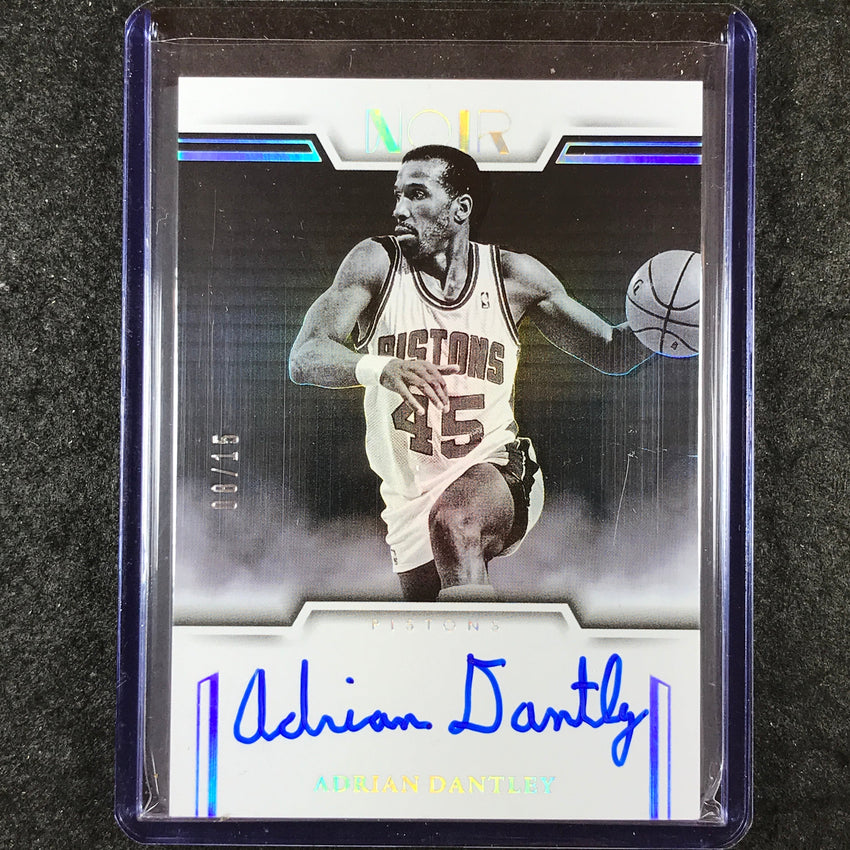 2024-25 Noir ADRIAN DANTLEY Auto Noir Black and White International 8/15