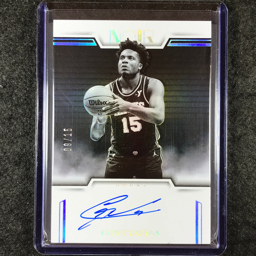 2024-25 Noir CLINT CAPELA Auto Noir Black and White International 9/15
