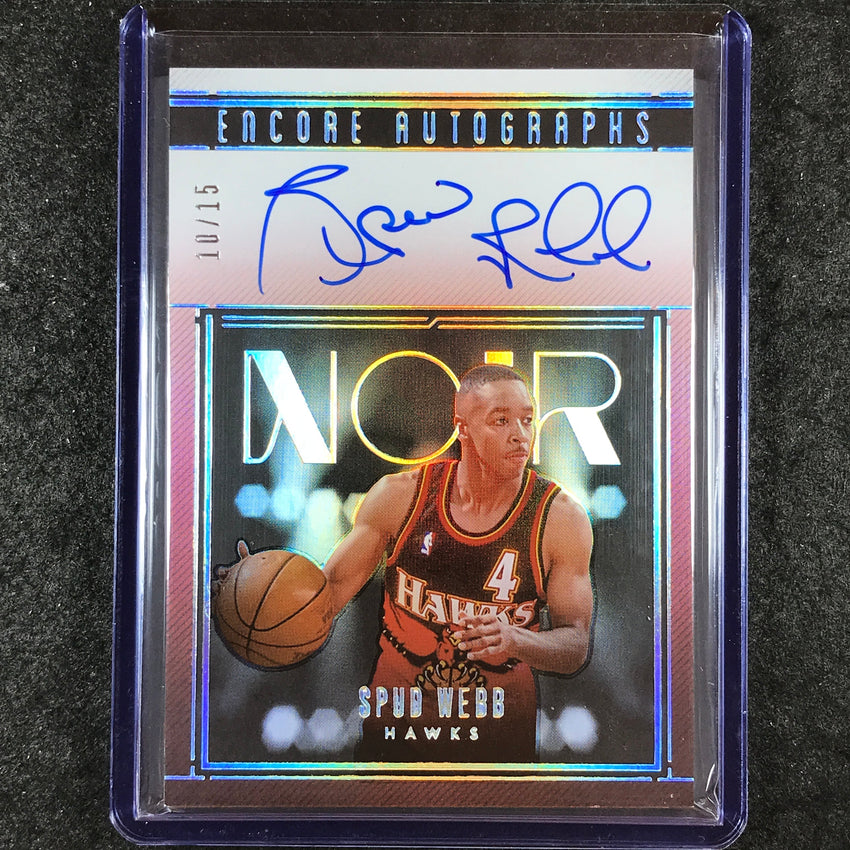 2024-25 Noir SPUD WEBB Encore Signatures Auto International 10/15