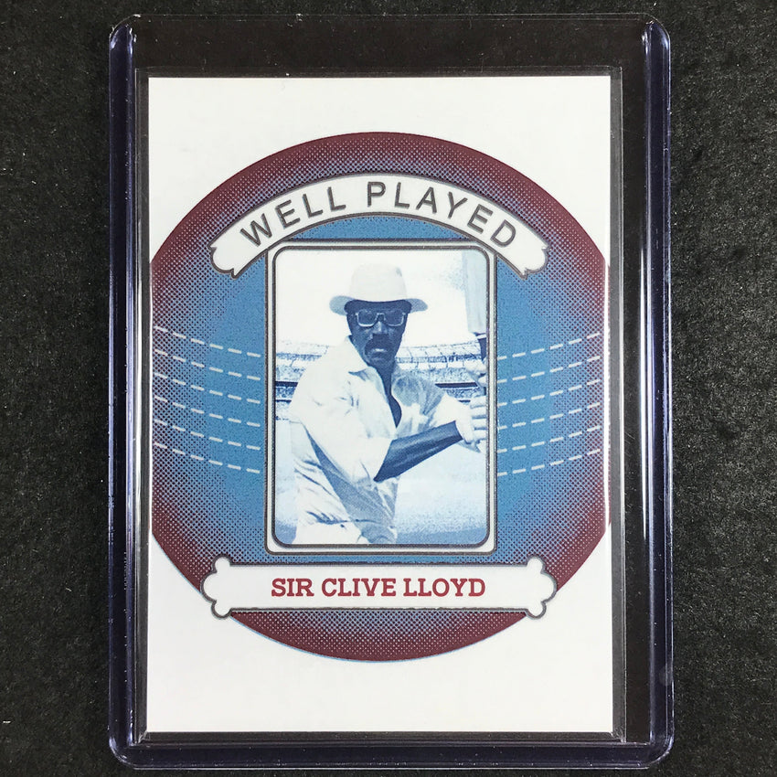 2024 Futera Vintage Cricket SIR CLIVE LLOYD Well Played Blue 6/7 #8