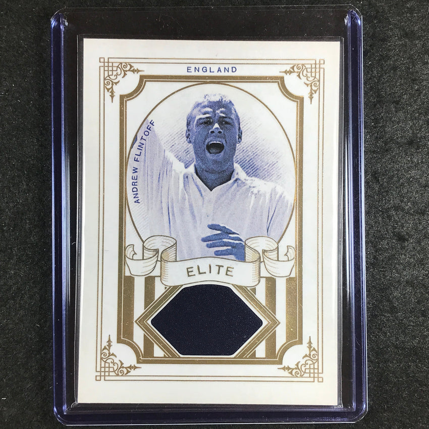2024 Futera Vintage Cricket ANDREW FLINTOFF Elite Memorabilia Relic Bronze 5/9