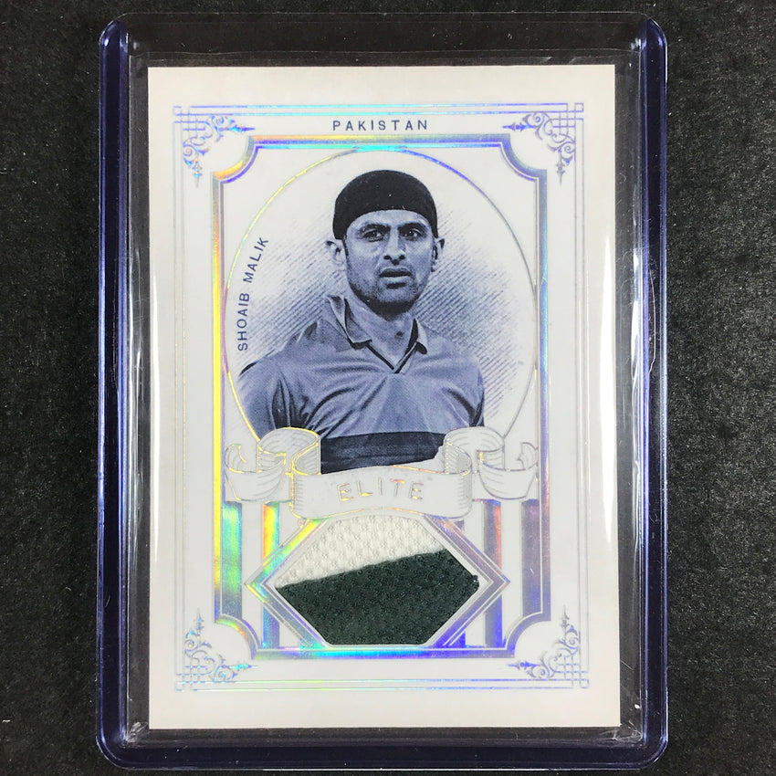 2024 Futera Vintage Cricket SHOAIB MALIK Elite Memorabilia Relic Platinum 1/1