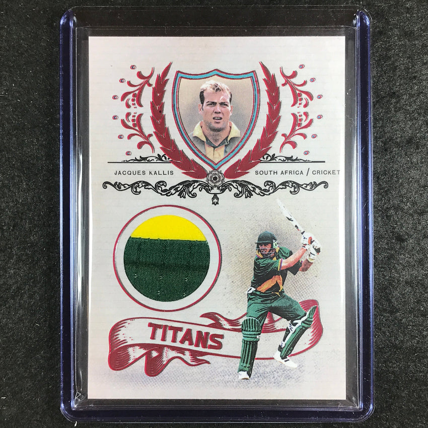 2024 Futera Vintage Cricket JACQUES KALLIS Titans Memorabilia Relic Red 1/4