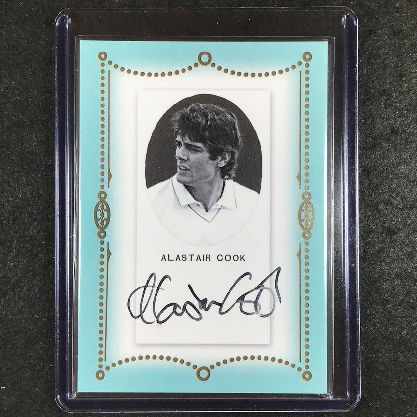 2024 Futera Vintage Cricket SIR ALASTAIR COOK Autograph Gold 4/14 #CTA17