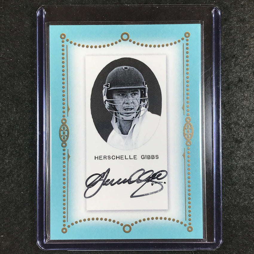 2024 Futera Vintage Cricket HERSCHELLE GIBBS Autograph Gold 9/12 #CTA19