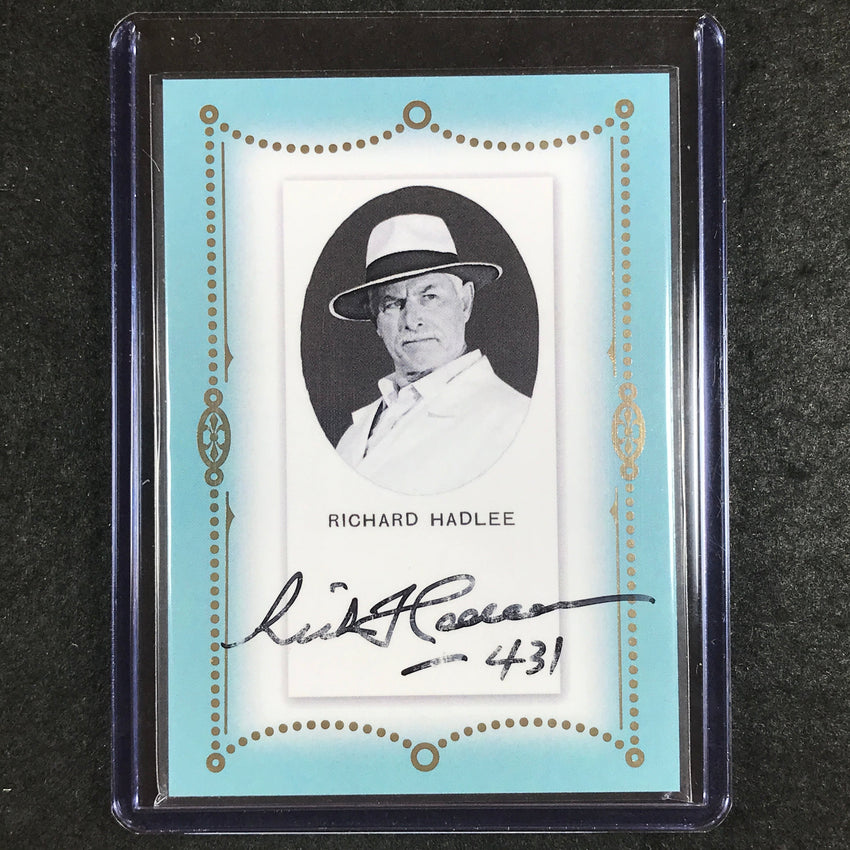 2024 Futera Vintage Cricket SIR RICHARD HADLEE Autograph Gold 3/11 #CTA04