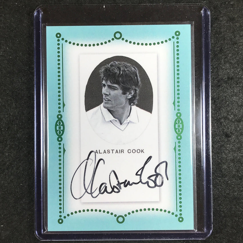 2024 Futera Vintage Cricket SIR ALASTAIR COOK Autograph Green 2/11 #CTA17
