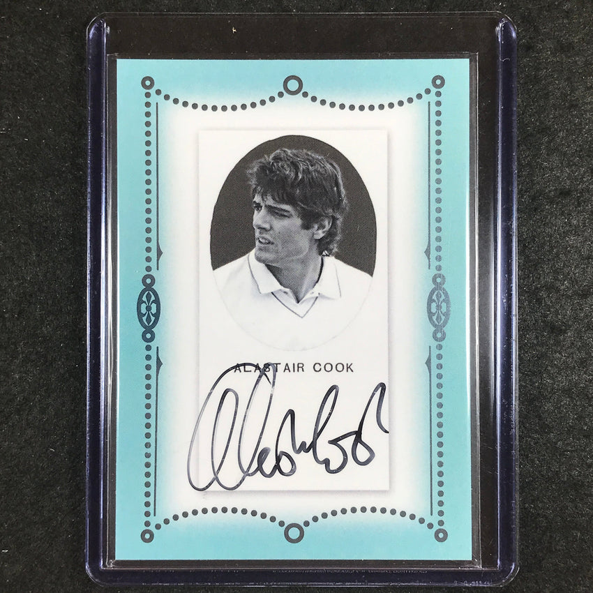 2024 Futera Vintage Cricket SIR ALASTAIR COOK Autograph Blue 7/10 #CTA17
