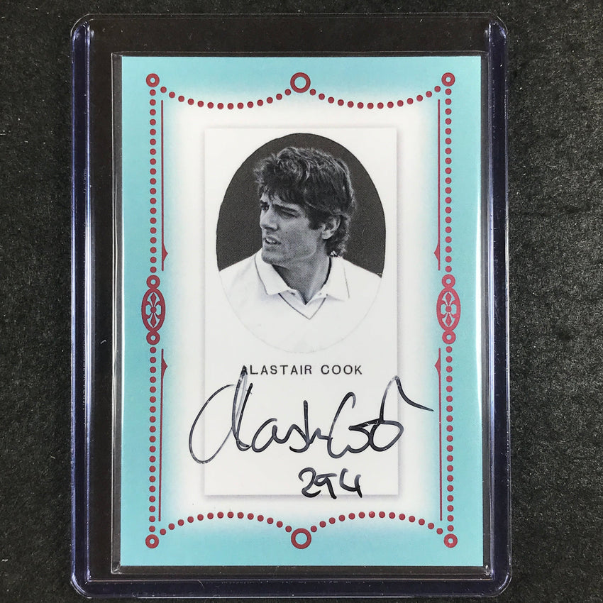 2024 Futera Vintage Cricket SIR ALASTAIR COOK Autograph Red 1/6 #CTA17