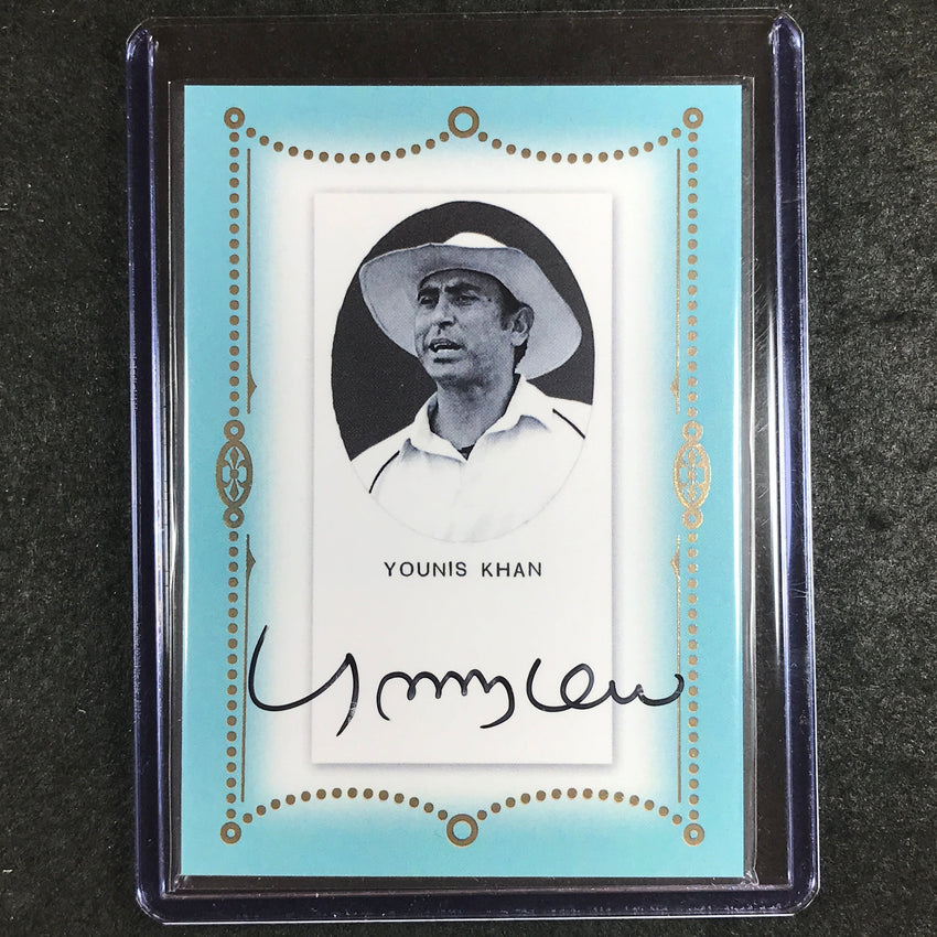 2024 Futera Vintage Cricket YOUNIS KHAN Autograph Gold 2/5 #CTA14