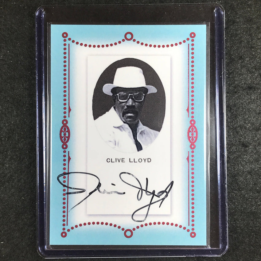 2024 Futera Vintage Cricket SIR CLIVE LLOYD Autograph Red 1/2 #CTA07