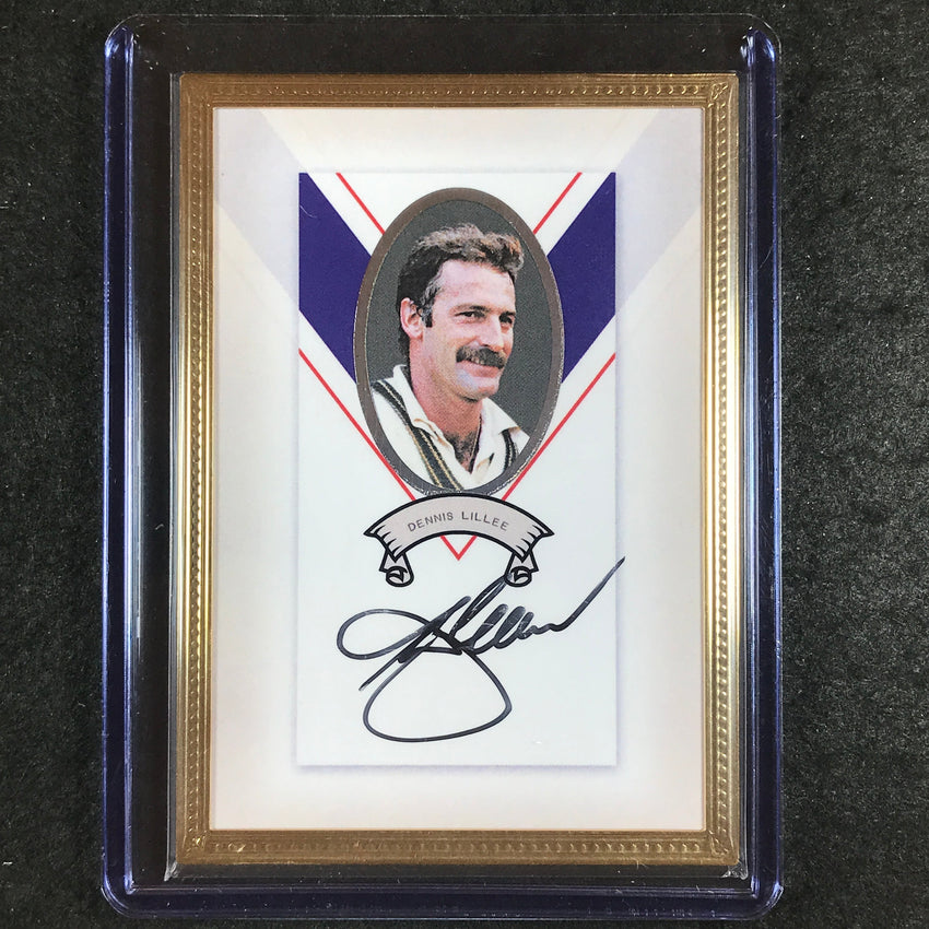 2024 Futera Vintage Cricket DENNIS LILLEE Gold Frame Autograph 1/1 #CRCG05