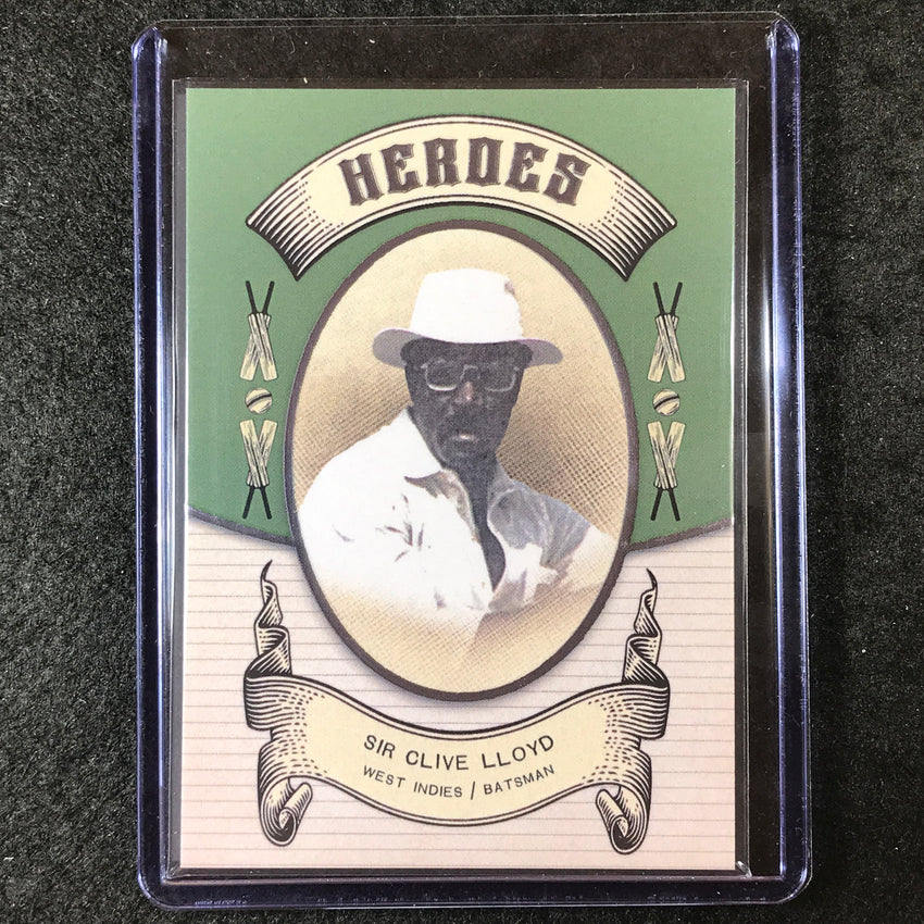 2024 Futera Vintage Cricket SIR CLIVE LLOYD Heroes Green 12/21 #8