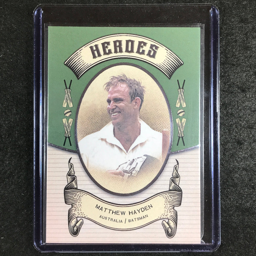 2024 Futera Vintage Cricket MATTHEW HAYDEN Heroes Green 17/21 #17