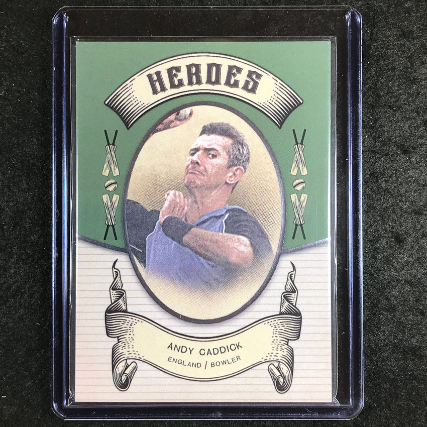 2024 Futera Vintage Cricket ANDY CADDICK Heroes Green 1/21 #18