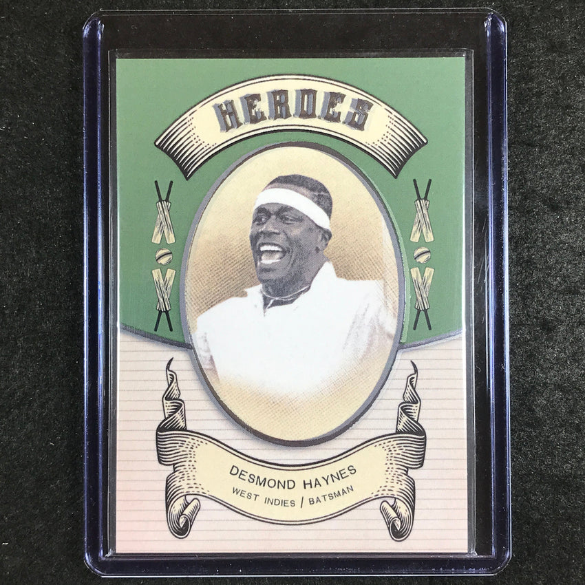 2024 Futera Vintage Cricket DESMOND HAYNES Heroes Green 3/21 #24