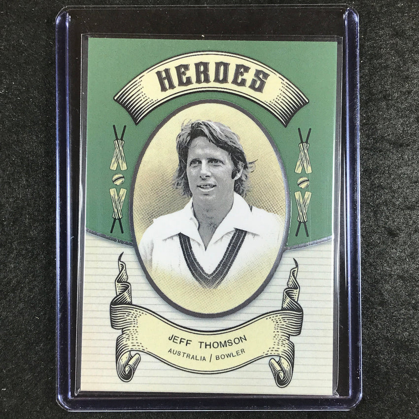 2024 Futera Vintage Cricket JEFF THOMSON Heroes Green 4/21 #30