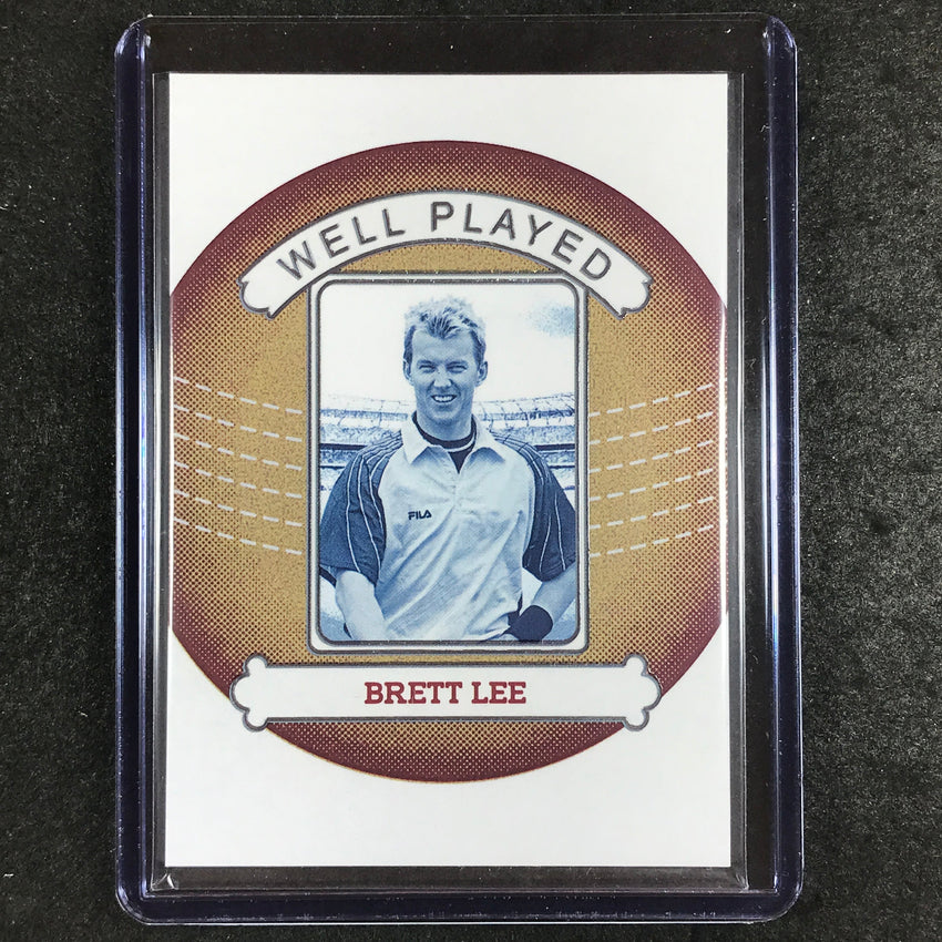 2024 Futera Vintage Cricket BRETT LEE Well Played Bronze 1/18 #3
