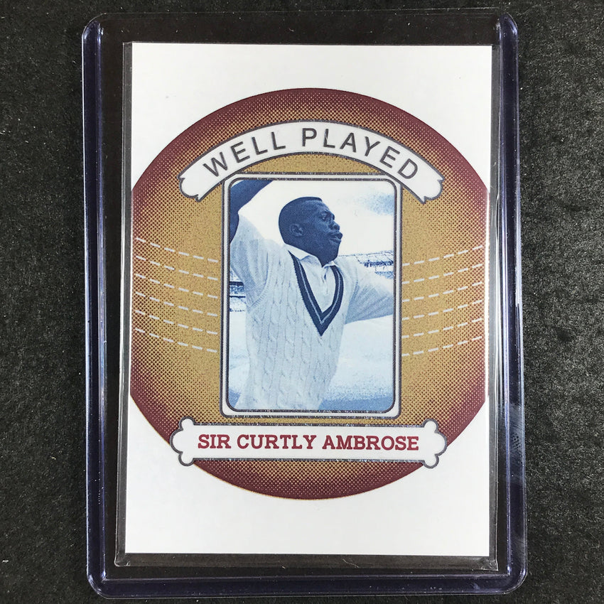 2024 Futera Vintage Cricket SIR CURTLY AMBROSE Well Played Bronze 14/18 #9