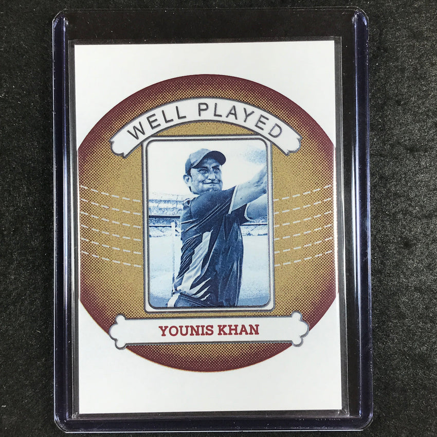 2024 Futera Vintage Cricket YOUNIS KHAN Well Played Bronze 4/18 #15