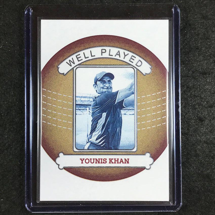 2024 Futera Vintage Cricket YOUNIS KHAN Well Played Bronze 5/18 #15