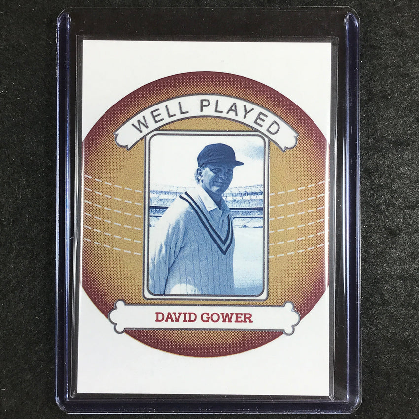 2024 Futera Vintage Cricket DAVID GOWER Well Played Bronze 15/18 #19