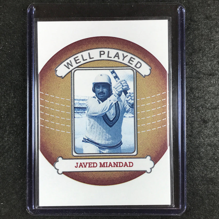 2024 Futera Vintage Cricket JAVED MIANDAD Well Played Bronze 11/18 #28