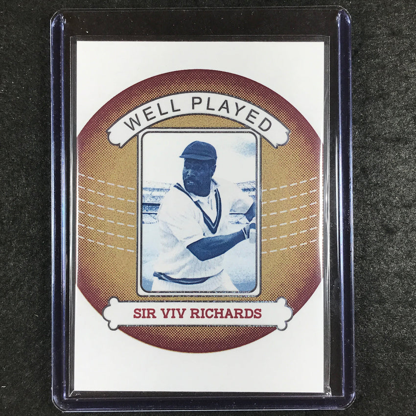 2024 Futera Vintage Cricket SIR VIV RICHARDS Well Played Bronze 6/18 #32