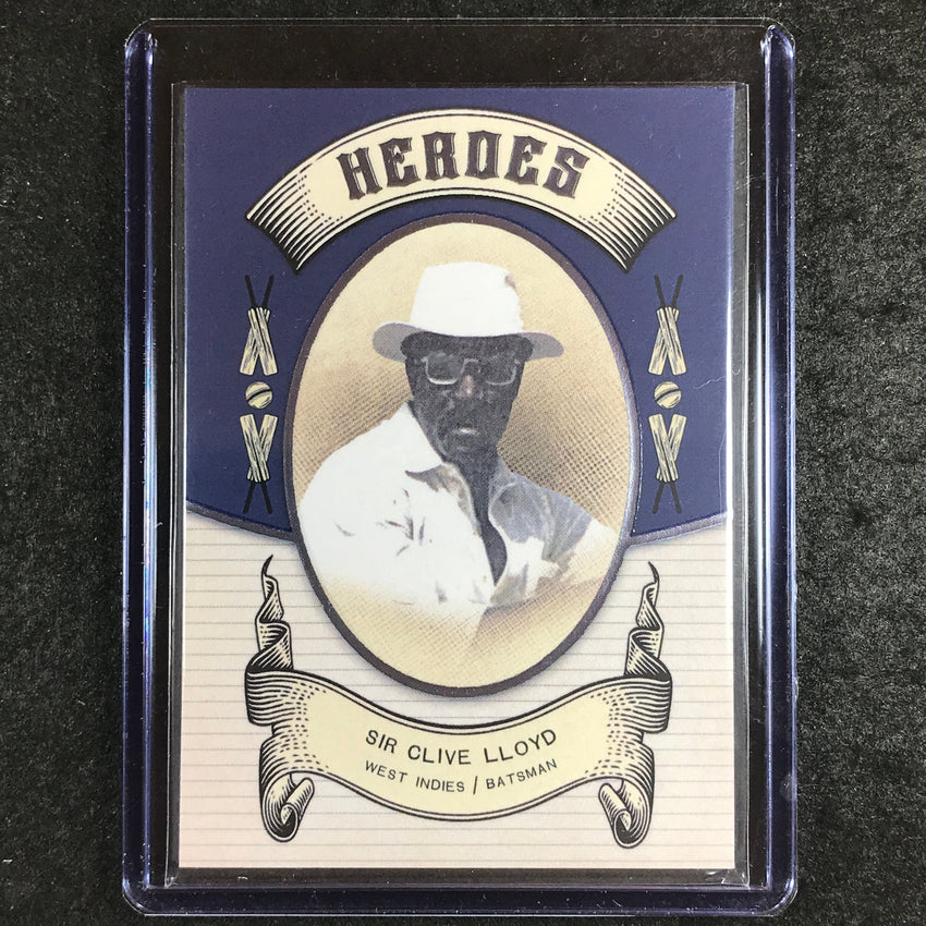2024 Futera Vintage Cricket SIR CLIVE LLOYD Heroes Blue 1/9 #8