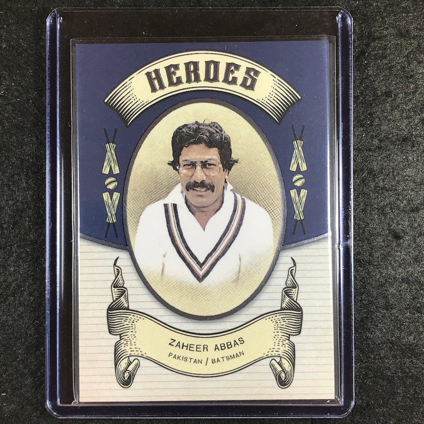 2024 Futera Vintage Cricket ZAHEER ABBAS Heroes Blue 3/9 #27
