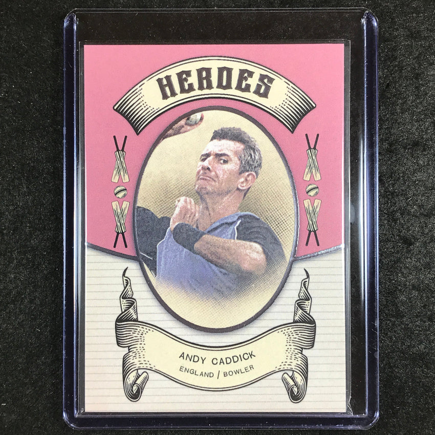 2024 Futera Vintage Cricket ANDY CADDICK Heroes Pink 4/7 #18